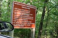 The do's and don'ts according to a Metro parks sign inside Percy Warner Park.